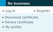Figura 4 Baixa do Certificado Digital O processo de registro exige que enviemos um cookie ao seu navegador quando da apresentação do seu formulário de registro.