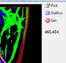 Como a resolução escolhida para o canvas foi 512x512 - exatamente o mesmo tamanho que a imagem original para converter o clique do mouse em coordenadas originais