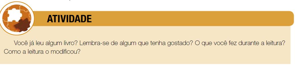 Página 415 de 492 RESULTADOS E DISCUSSÃO O primeiro enunciado analisado foi a capa do sétimo capítulo do livro didático escolhido, chamado Sobre a Modernidade ou Como ler um Livro.