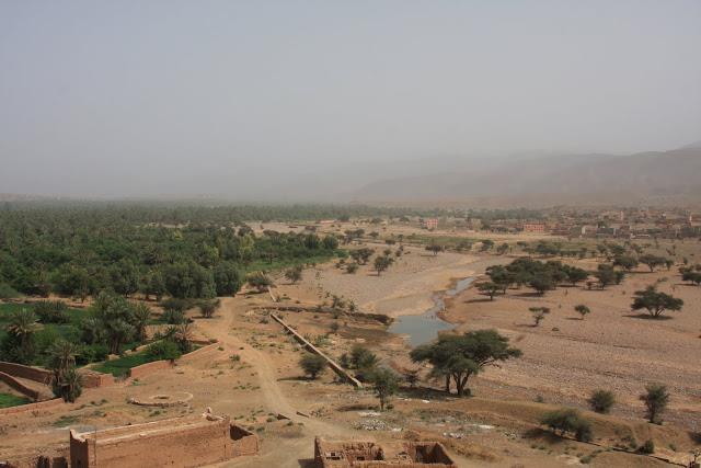 Deserto de Marrocos - região do Sahara e o médio Atlas - a Agricultura
