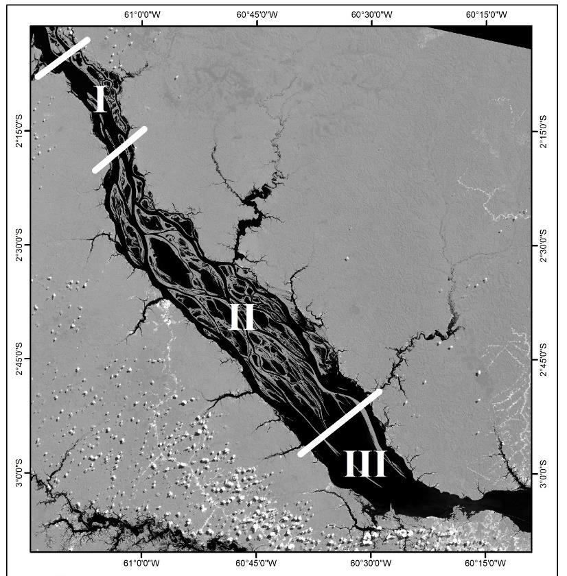 OBJETIVOS DO ESTUDO Determinar o padrão hidrogeomorfológico do Arquipélago de Anavilhanas durante um período hidrológico. De modo mais específico.