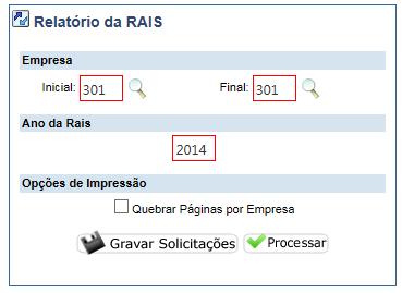 Relatório: Este item tem por objetivo emitir um