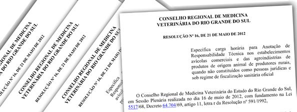 Elas estão embasadas nas Resoluções CRMV-RS n 02/2005, n 13/2010 e nº 16/2012, e garantem melhor desempenho da função perante a empresa e o consumidor.