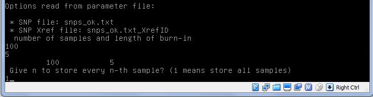 Para testar a apresentação do gráfico na tela, fazer o seguinte: Na VirtualBox, execute o programa renumf90, utilizando o renum.par como arquivo de parâmetros.