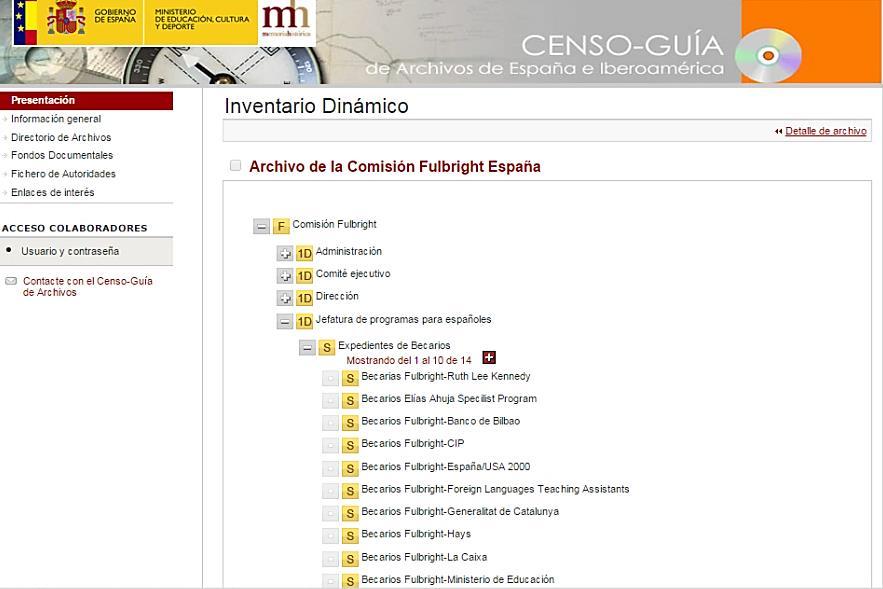 O arquivo está disponível através do Censo Guía de Archivos de España e Iberoamérica
