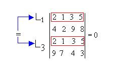 Quando a matriz é de ordem superior a 3, devemos empregar o Teorema de Laplace para chegar a determinantes de ordem 3 e depois aplicar a regra de Sarrus.