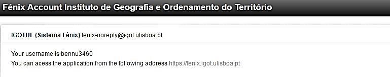 Após a submissão, terá acesso à seguinte mensagem: xxx@xxxxx.