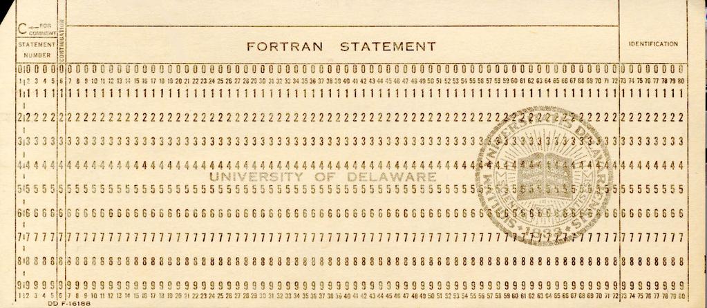 Estrutura de um programa em FORTRAN Um programa em FORTRAN tem uma estrutura para a linha As primeiras cinco colunas são reservadas para índices de referência para laços de repetição e formatos de