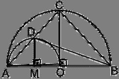 33. Na figura, O e M são centros das semicircunferências.