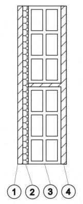 Tabela 21 Caracterização térmica de parede de fachada exterior. Espessura r Referências [W.m -1. 0 C 