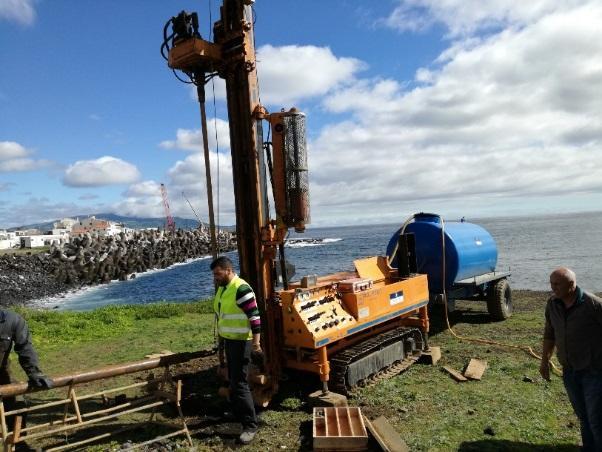 2. CASO DE ESTUDO: SONDAGENS GEOTÉCNICAS O LREC (Açores) realiza serviços no âmbito da
