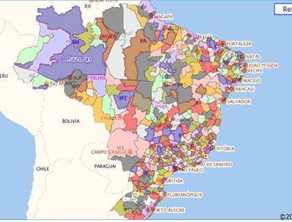 MODELAGEM DO PLANEJAMENTO REGIONAL INTEGRADO - COAP MAPA DA SAÚDE Descrição geográfica da