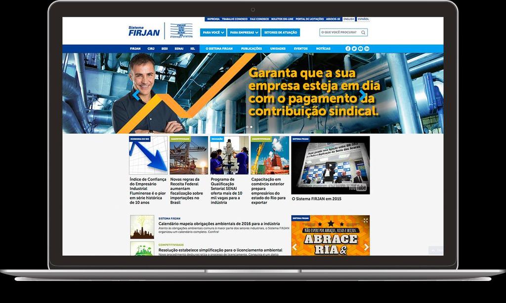 FIRJAN - Federação das Indústrias do Estado do Rio de Janeiro Monitoramento estratégico de mídias sociais Relatórios diários de menções e análise de sentimento.