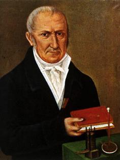 Alessandro Volta constrói, em 1800, a primeira pilha