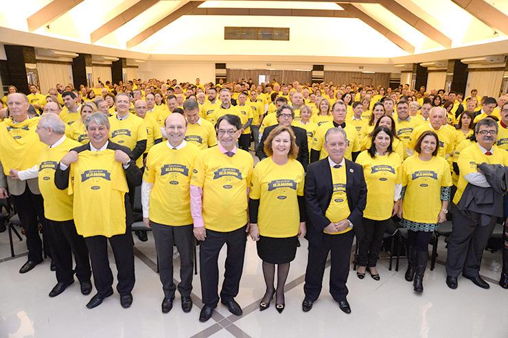 FIEG Entidade presente na 68ª Convenção Nacional da ABIP Representando a Federação das Indústrias do Estado de Goiás (Fieg), o vice-presidente da entidade, empresário Wilson de Oliveira, participou