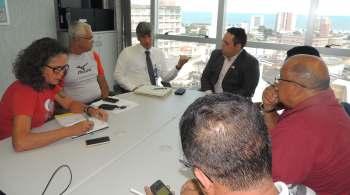 LANCAMENTO DA CAMPANHA NACIONAL As mobilizações da Campanha Nacional dos Bancários tiveram início em Alagoas no dia 18/08, durante a primeira rodada de negociação