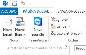 Se já existir uma conta de e-mail configurada