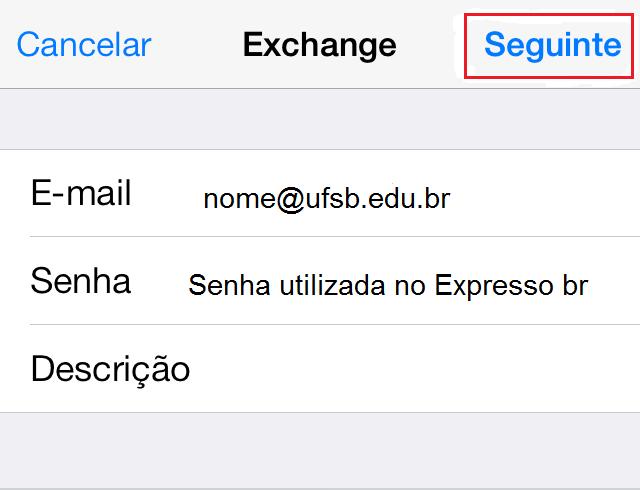 2. Preencha os campos E-mail e Senha.