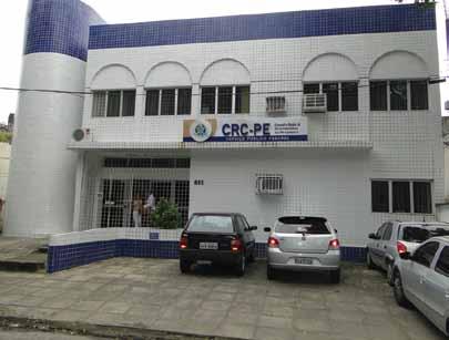 12 13 GESTÃO INSTITUCIONAL ESTRUTURA O CRC-PE está atualmente localizado na Rua do Sossego, 693, no bairro de Santo Amaro, em Recife.
