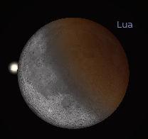 11 Figura 11: Simulação do eclipse total da Lua de 23 de novembro de 755, visto da cidade de Copenhague (Dinamarca), Programa Redshift 7 Launcher.