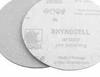 50 511456 5x50 RHYNOGRIP Film Line Lixa a Seco c/ Suporte Plástico RHYNOFINISH Lixa a Seco Red Line c/ Espuma RHYNOCELL Discos para Pré-Polimento 150 mm c/ 15 F 150