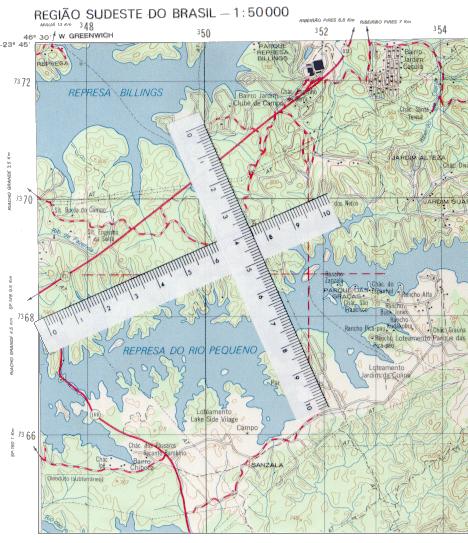 Posições Identificado um ponto no mapa, extrair suas coordenadas (mm => m) Determinadas