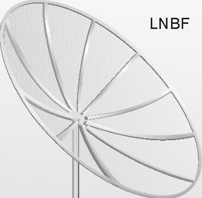 ANTENA PARABÓLICA OBS: O Satmax-S também é compatível com antenas e LNBFs banda Ku.