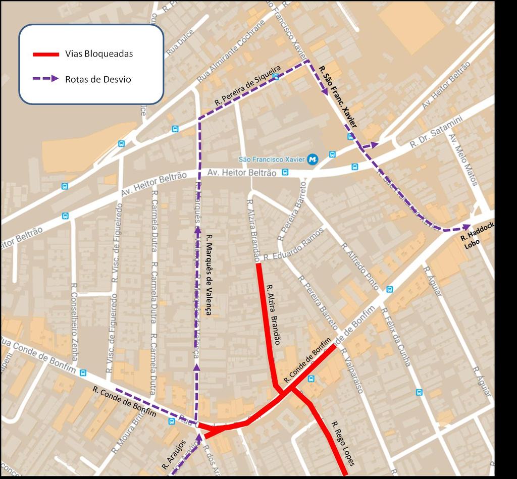 A previsão é que às 16h todas as vias estarão liberadas ao tráfego e com sua circulação normal.