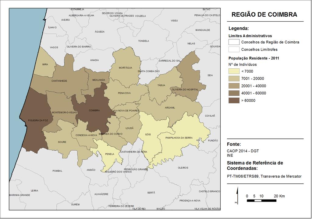 5 Um território com a população desigualmente