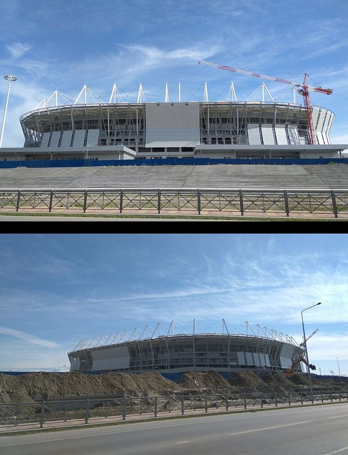 Arena de Rostov Capacidade: 45.