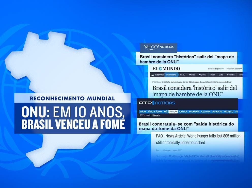 The State of Food Insecurity in the World /FAO - Mapa da fome: % da população em subalimentação > ou igual a