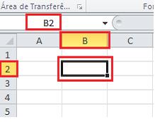 Entrada de textos e números Na área de trabalho do Excel podem ser digitados caracteres, números e fórmulas.