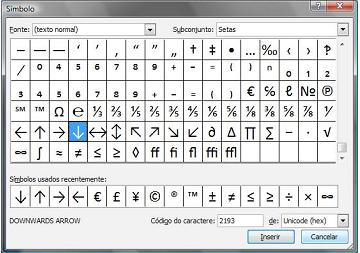 Aplica Itálico ao texto selecionado. Também pode ser acionado através do comando Ctrl+I. 5 Sublinhado Sublinha o texto selecionado. Também pode ser acionado através do comando Ctrl+S.