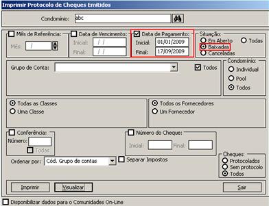 5- No final do relatório, o sistema apresenta o totalizador. 5.14.