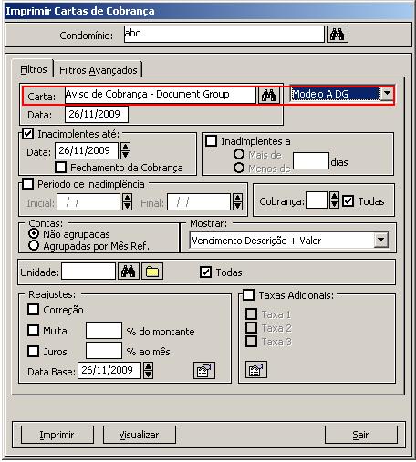 8- Faça os filtros necessários. 9- Clique em Visualizar.