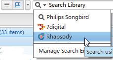 Reproduzir on-line Nota Antes de reproduzir música do Rhapsody, subscreva o serviço e inicie sessão na sua conta.