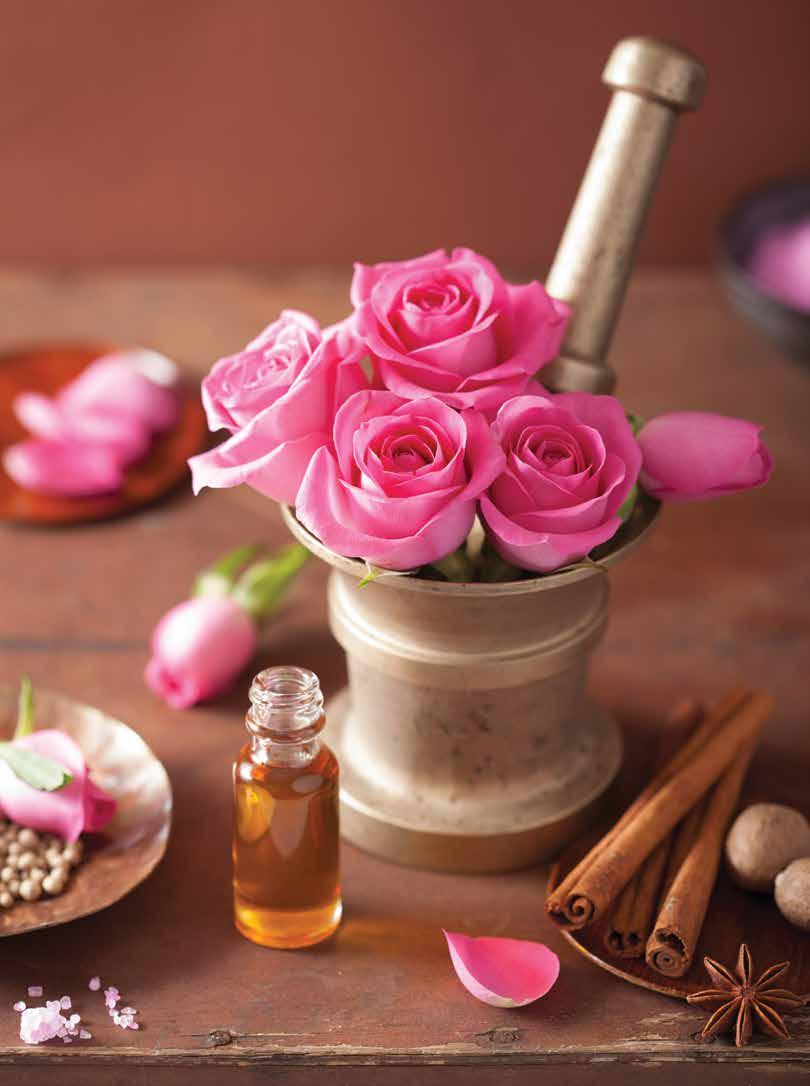 DICA NATURAL: o óleo essencial de rosa ajuda a