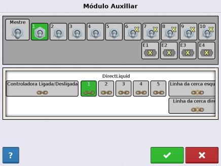 3 Entrada Auxiliar 8 Em entrada auxiliar configure os comandos da Switch Box clicando em Atribuir (9).