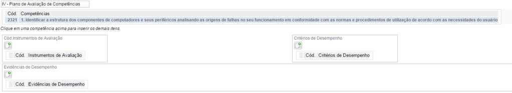 Nessa interface de Procedimento Didáticos, também é possível realizar a importação de dados.