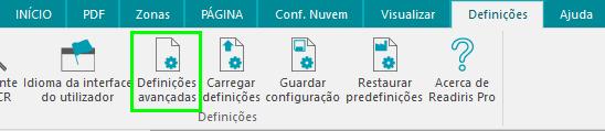 Secção 4: Selecionar as opções de reconhecimento Opções avançadas de reconhecimento Assim como o idioma do documento, também pode configurar outras opções avançadas que desempenham um papel