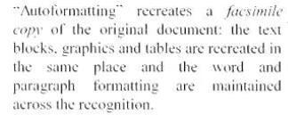 Secção 6: Ajustar a qualidade de imagem Os resultados do reconhecimento dependem muito da qualidade de imagem dos documentos.