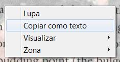 Readiris 17 - User Guide De seguida, desenhe uma moldura em torno da secção que contém a informação. Tudo o que estiver fora da moldura será ignorado.