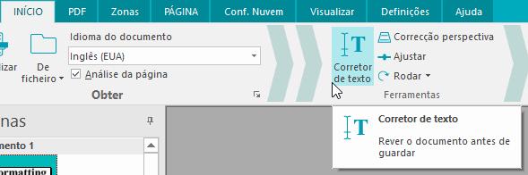 Readiris 17 - User Guide Utilizar o corretor de texto O corretor de texto permite-lhe corrigir os resultados do reconhecimento.