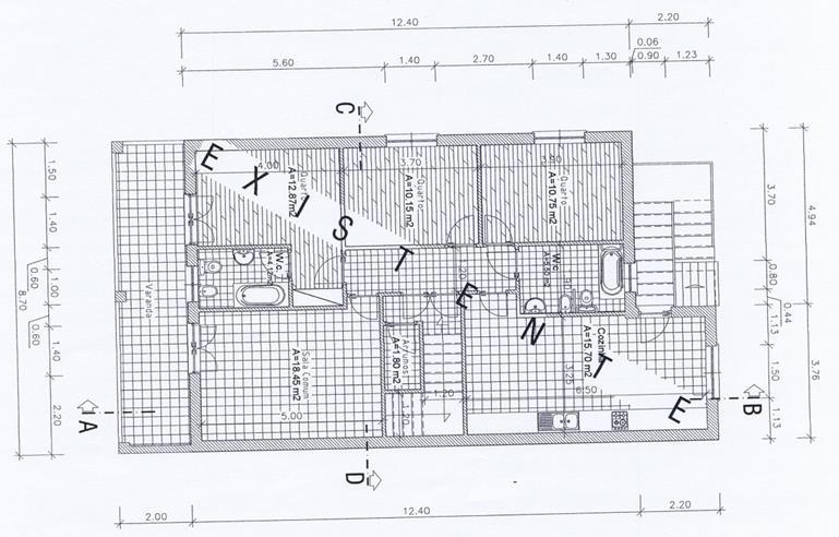 Figura A133 Planta do 1º andar