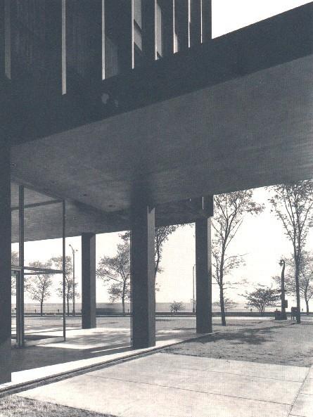 arquitetura, 1945-60 Mies van