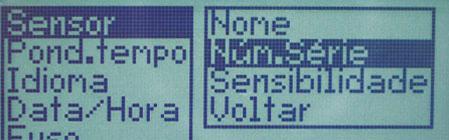 6.4.1.3.2. Número de série Permite inserir a informação do número de série do sensor utilizado.