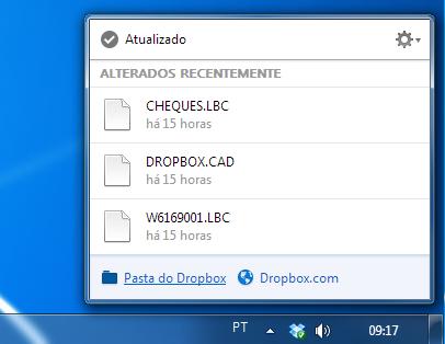 O próximo passo é indicar no campo destino a