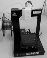 Também foram empregados: Impressora 3D UP Modelo Plus 2 (figura 2a); Figura 2.