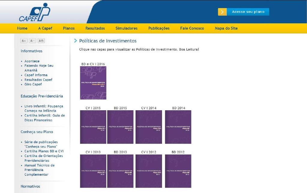 Política de Investimentos -