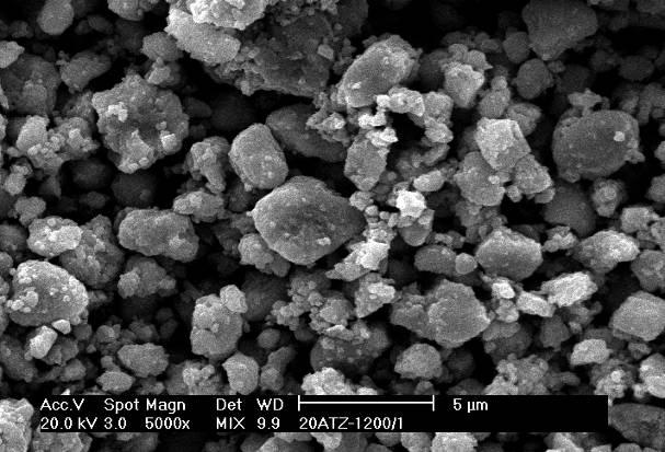 nanométrico das partículas calcinadas a 800ºC.